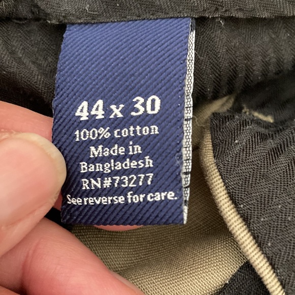 Men's Khaki Dress Pants - Picture 3 of 4